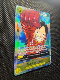Monkey D.Luffy OP07-109 (Alternate Art) One Piece Card Game ENGLISH FOIL LP+ - Image 4
