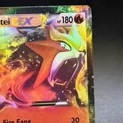 Entei EX 13/108 Dark Explorers Ultra Rare Pokemon Card 2012 - Image 3