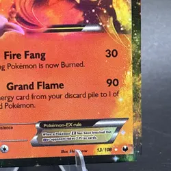 Entei EX 13/108 Dark Explorers Ultra Rare Pokemon Card 2012 - Image 4