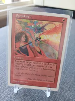 1997 Magic The Gathering - Pyroblast - *Free Shipping* - Image 1