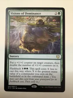 MTG MIC: Visions Of Dominance (Sorcery) Regular Rare 037/038 - Image 1