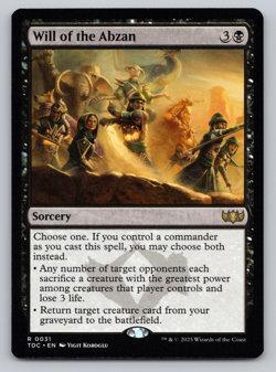 Will of the Abzan - Commander: Tarkir Dragonstorm MTG - Image 1