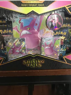 Pokemon TCG Shining Fates Shiny Crobat Vmax Premium Collection - Image 2