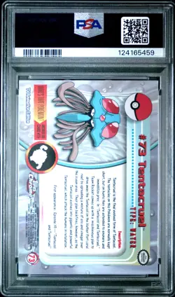 2000 TOPPS CHROME POKEMON T.V. #73 TENTACRUEL PSA 10 - Image 2