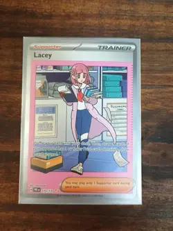Pokemon Lacey Trainer 175/131 Prismatic Evolutions Special Illustration Holo - Image 1