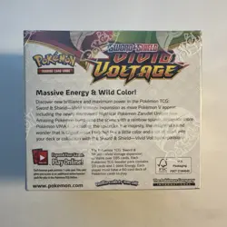 Pokemon TCG Sword & Shield Vivid Voltage Booster Box - Factory Sealed - Image 3