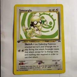 SMEARGLE 30/75 Neo Discovery Rare 1st Edition WOTC Pokemon - Image 1