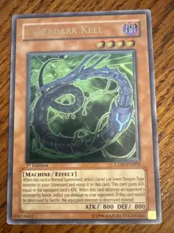 Yugioh Cyberdark Keel CDIP-EN003 Ultimate Rare 1st Edition VLP - Image 1