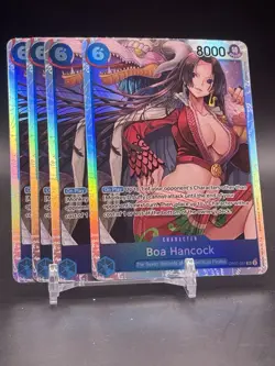 4x Boa Hancock OP07-051 SR - One Piece TCG 500 Years In The Future - Playset - Image 1