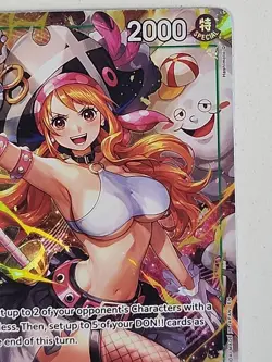 One Piece Nami OP14-031 Alt Art SR The Azure Sea’s Seven English - Image 4
