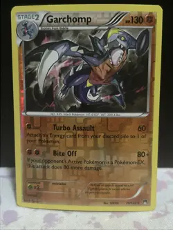 Garchomp 70/122 Reverse Holo Rare XY Breakpoint Pokemon Card - Image 1