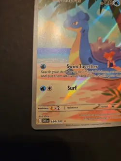 Pokemon Misty's Lapras Destined Rivals 194/182 Holo Card 41A - Image 2