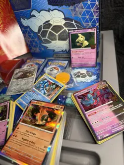 POKEMON TCG Trainer Box Stellar Crown Scarlet *READ Extra Cards Halos Sealed - Image 2