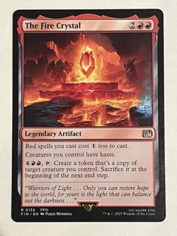 The Fire Crystal NM Final Fantasy MTG - Image 1