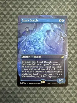 MTG Spark Double #0421 Anime Borderless Rare Ravnica Remastered (RVR) - Image 1
