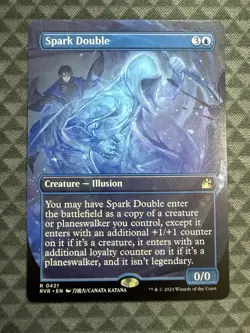MTG Spark Double #0421 Anime Borderless Rare Ravnica Remastered (RVR) - Image 2