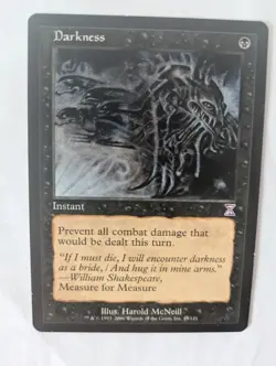 Darkness Time spiral MTG NM Free shipping with tracking - Image 1