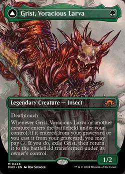 MTG - Grist, Voracious Larva // Grist, the Plague Swarm - MH3 #0446 - Image 1