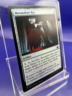 MTG Foil Moonsilver Key U Innistrad: Midnight Hunt 255 MINT PACK FRESH - Image 2