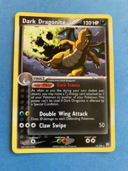 Pokemon Rare Non-Holo Dark Dragonite- EX Team Rocket Returns- 15/109- NM - Image 1