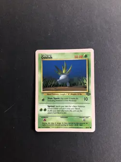 Pokemon Oddish “Sun Faded” Jungle Set 58/64 - Image 1