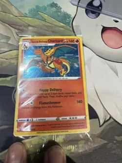 *ACTUALLY SEALED* Special Delivery Charizard SWSH075 UK Pokemon Center Promo - Image 3