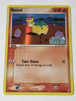 2006 NUMEL 59/100 Ex Crystal Guardians Pokemon Card REV HOLO-STAMPED - Image 1