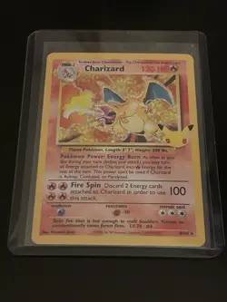 Pokemon Charizard 25th Anniversary Base Set Holo Rare 004/102 120 HP English - Image 1