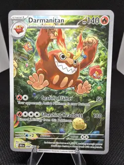 Pokemon TCG Darmanitan #098/086 Illustration Rare Black Bolt Mint Condition - Image 1