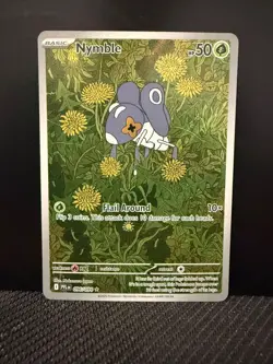 Pokemon TCG - Phantasmal Flames - IR Full Art - Nymble - 96/94 - Pack Fresh/NM - Image 1