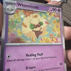 Whimsicott - 019 - Black Star Promo Holo - Phantasmal Flames Pokemon TCG NM - Image 1