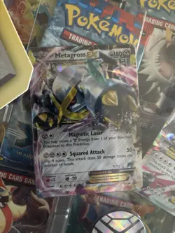Pokemon XY Shiny Mega Metagross EX Premium Collection 2014 w/ 8 boosters + more! - Image 4
