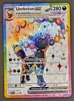 Pokemon TCG: Umbreon Ex 176 SVP Black Star Promo - Prismatic Evolutions - Image 1