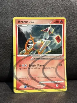Pokemon Arceus AR3 Platinum Holo 2009 - Image 1