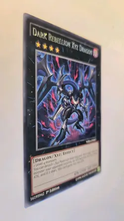 Dark Rebellion Xyz Dragon - WIRA-EN007 - Rare- 1st Edition YuGiOh! NM - Image 2