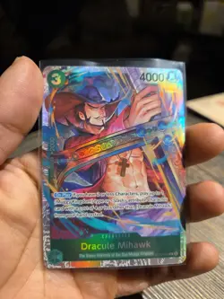 Starter Deck 12: Zoro and Sanji Foil Dracule Mihawk SR #ST12-003 One Piece TCG - Image 2