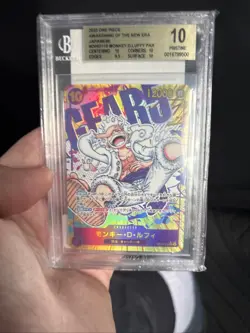 2023 Monkey D. Luffy OP05-119 Jp. Awakening Of The new Era Alternate Art BGS 10 - Image 1