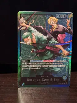 RORONOA ZORO & SANJI - One Piece ST12-001 - L Leader - Starter Deck 12 - Image 1