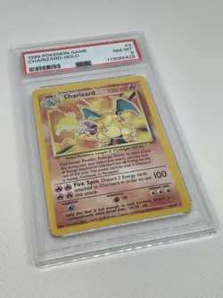 THE CARD 🔥 OG 1999 Pokemon Base Set Charizard Holo Rare NM-MINT PSA 8 #4 - Image 3