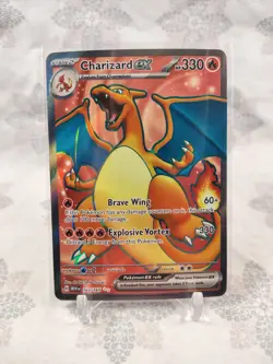 Pokemon Card - Charizard ex #183/165 from 151 Full Art Ultra Rare NM - Image 1
