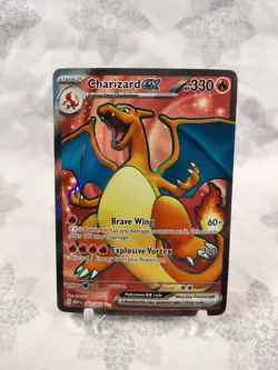Pokemon Card - Charizard ex #183/165 from 151 Full Art Ultra Rare NM - Image 2