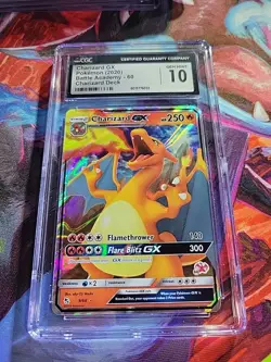 Charizard GX Battle Academy Holo Card #60 Charizard Stamped CGC 10 Gem Mint 2020 - Image 1