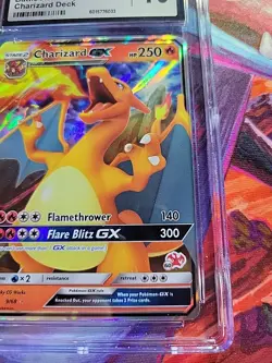 Charizard GX Battle Academy Holo Card #60 Charizard Stamped CGC 10 Gem Mint 2020 - Image 3