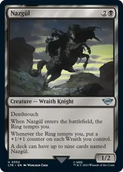 MTG English Nazgul (0332) NM Foil - Image 1