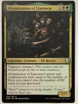 MTG TCG - Abomination of Llanowar 265/361 CMR - NM (Free Shipping $5+) - Image 1