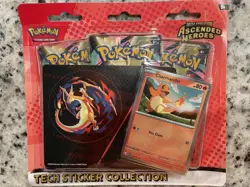 Pokemon TCG Mega Evolution Ascended Heroes Tech Sticker Collection Charmander - Image 1