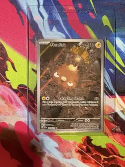 STUNFISK 202/191 ILLUSTRATION RARE HOLO POKEMON SURGING SPARKS NM - Image 1