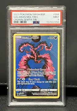 Pokemon Galarian Moltres SWSH284 - SWSH: Sword & Shield Promo Cards Holo (PSA 9) - Image 1