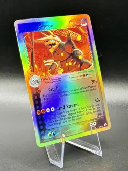 Team Magma’s Aggron 7/95 Reverse Holo Pokemon EX Team Magma vs Team Aqua NM/M - Image 1