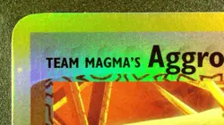 Team Magma’s Aggron 7/95 Reverse Holo Pokemon EX Team Magma vs Team Aqua NM/M - Image 4